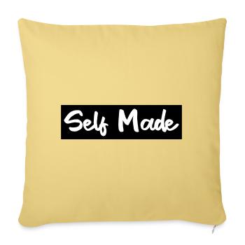 Auto-fabriqué - Housse de coussin décorative 45 x 45 cm - jaune délavé - Devant