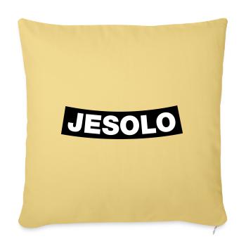 Jesolo Chapter Element (JGA MC-Rocker-Design) - Sofakissenbezug 45 x 45 cm - Hellgelb - Vorne