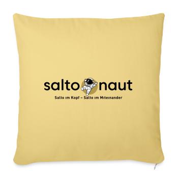 Saltonaut - Sofakissenbezug 45 x 45 cm - Hellgelb - Vorne