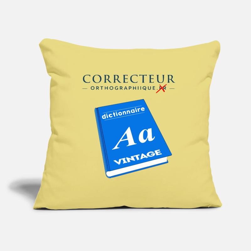 Spell checker Sofa pillowcase 17,3'' x 17,3'' (45 x 45 cm)