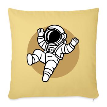 Saltonaut - Sofa pillowcase 17,3'' x 17,3'' (45 x 45 cm) - washed yellow - Front