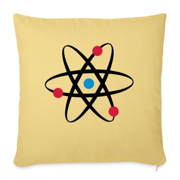 big bang atome physik - Sofakissenbezug 45 x 45 cm - Hellgelb - Vorne