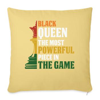 Juneteenth Black History Day Pride Gift - Sofa pillowcase 17,3'' x 17,3'' (45 x 45 cm) - washed yellow - Front