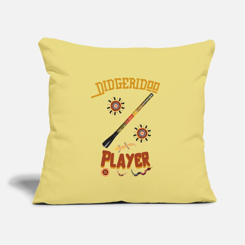 Didgeridoo Player Didgeridoo Player Australia Sofa pillowcase 17,3'' x 17,3'' (45 x 45 cm)