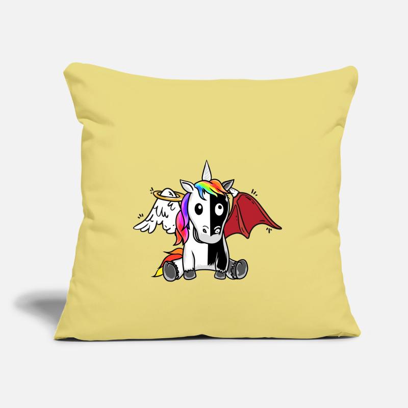Unicorn, Unicorns, Devils, Angels, Mythical Creatures Sofa pillowcase 17,3'' x 17,3'' (45 x 45 cm)