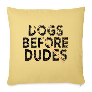 beagle owner gift birthday dogs beagle dog - Sofa pillowcase 17,3'' x 17,3'' (45 x 45 cm) - washed yellow - Front