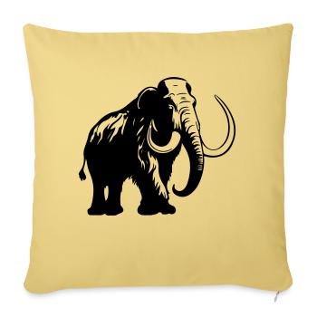 Elephant - Sofa pillowcase 17,3'' x 17,3'' (45 x 45 cm) - washed yellow - Front