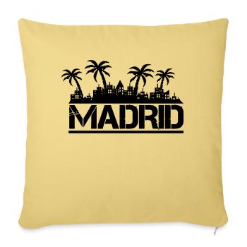 madrid - Sofakissenbezug 45 x 45 cm - Hellgelb - Vorne