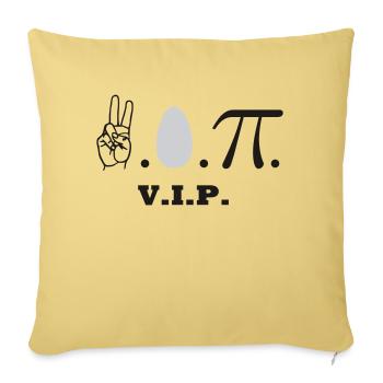 VIP - Housse de coussin décorative 45 x 45 cm - jaune délavé - Devant