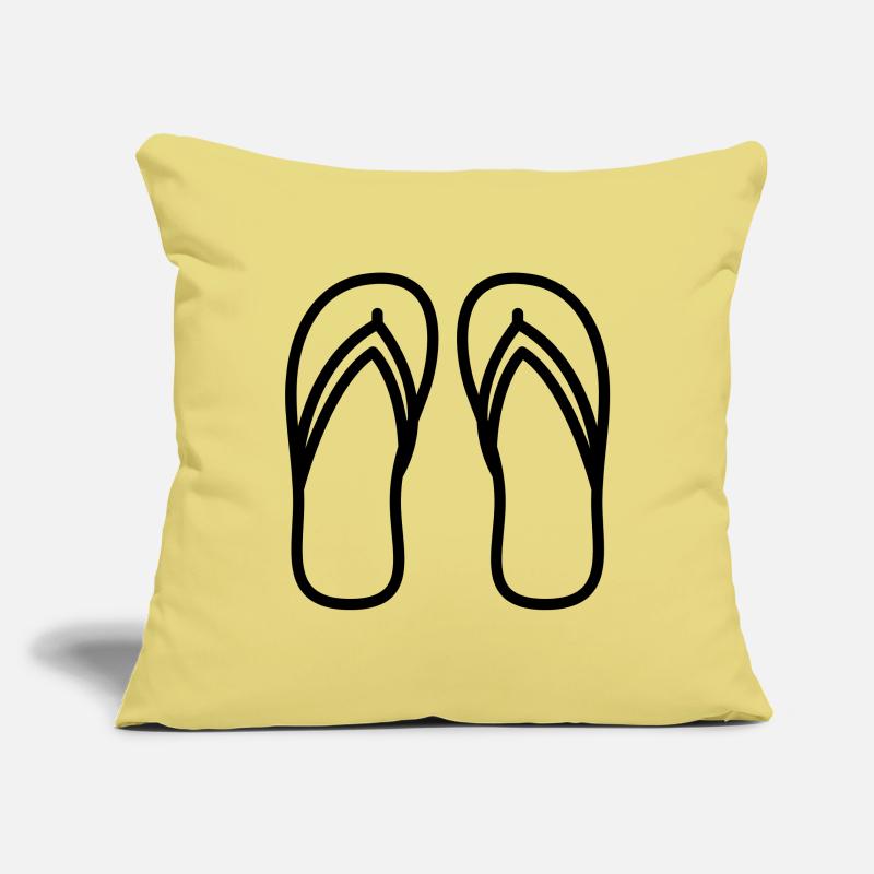 Flip-flops icon Sofa pillowcase 17,3'' x 17,3'' (45 x 45 cm)