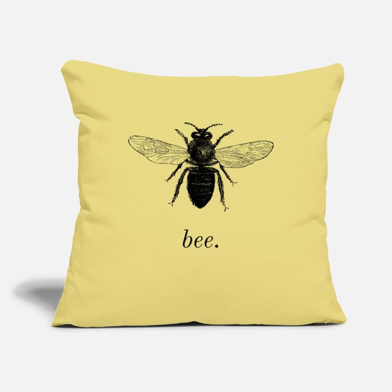 Bee. Sofa pillowcase 17,3'' x 17,3'' (45 x 45 cm)