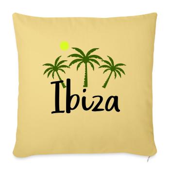 Ibiza - Housse de coussin décorative 45 x 45 cm - jaune délavé - Devant