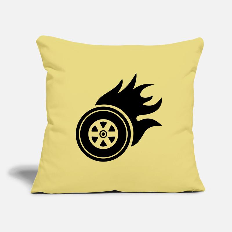 Tires fire Sofa pillowcase 17,3'' x 17,3'' (45 x 45 cm)