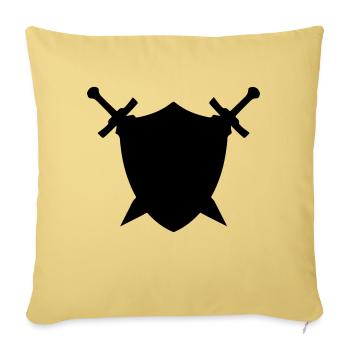 Motiv Wappen 55 - Sofakissenbezug 45 x 45 cm - Hellgelb - Vorne