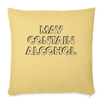 Peut contenir de l’alcool Flou - Housse de coussin décorative 45 x 45 cm - jaune délavé - Devant