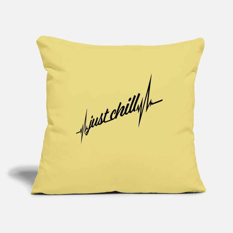 Juste Chill Frequency Pulse Housse de coussin décorative 45 x 45 cm