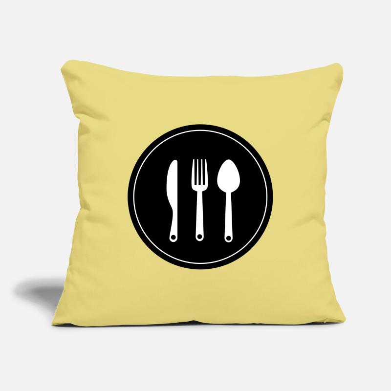 Fork cutlery Sofa pillowcase 17,3'' x 17,3'' (45 x 45 cm)