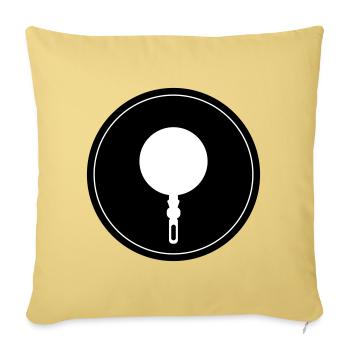 Chef de cuisine Pan - Housse de coussin décorative 45 x 45 cm - jaune délavé - Devant