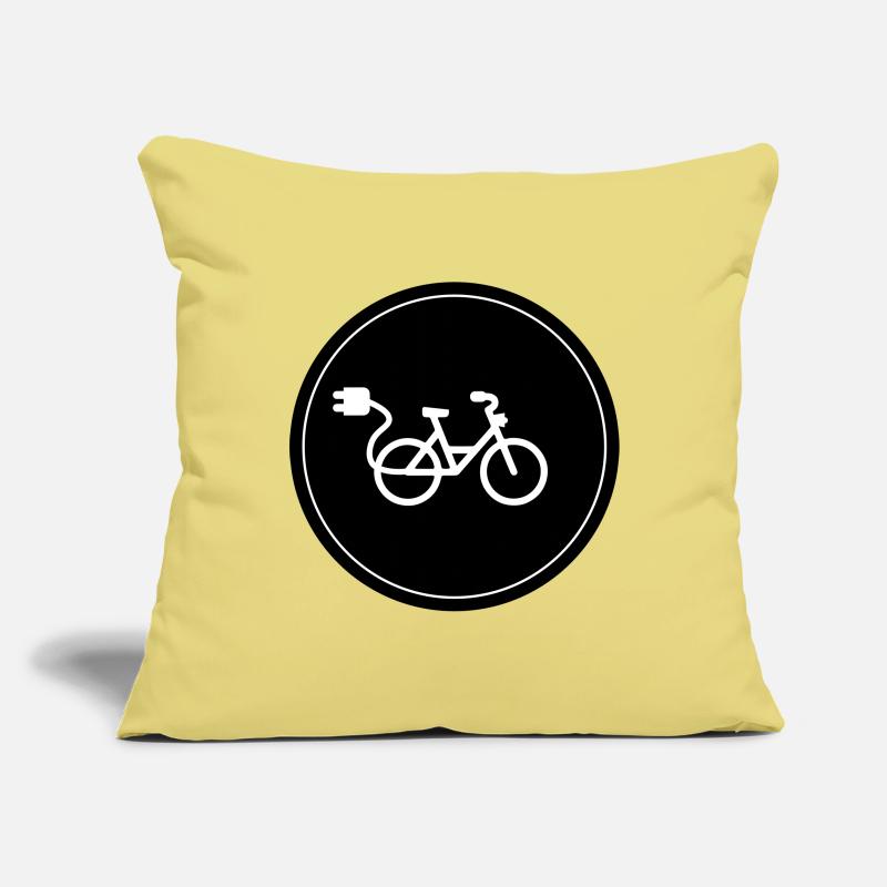 eBike Vélo Cyclisme Housse de coussin décorative 45 x 45 cm
