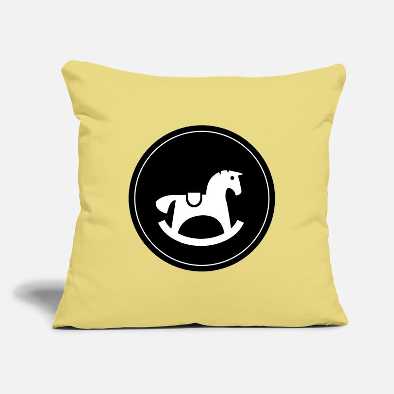 Cheval à bascule Jouet Bébé Housse de coussin décorative 45 x 45 cm
