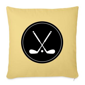 Golf symbol - Sofakissenbezug 45 x 45 cm - Hellgelb - Vorne