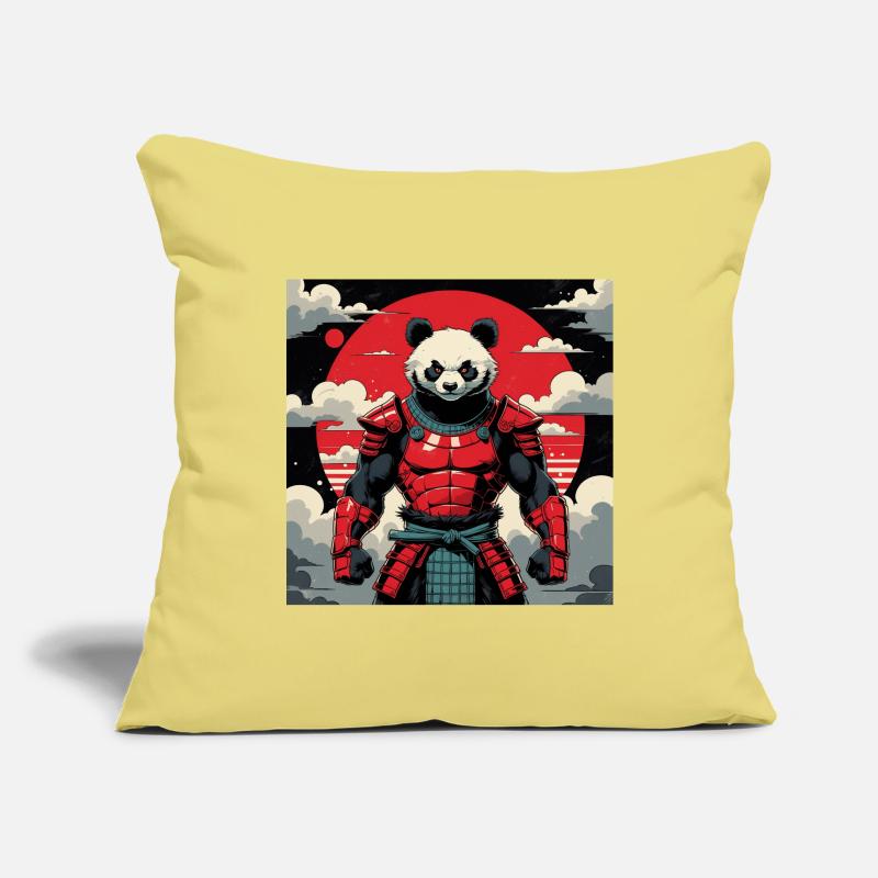Samurai Panda Warrior Sofa pillowcase 17,3'' x 17,3'' (45 x 45 cm)
