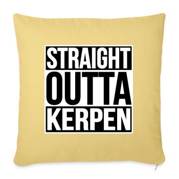 Straight Outta Kerpen - Sofakissenbezug 45 x 45 cm - Hellgelb - Vorne