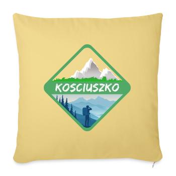 Geschenk für Kosciuszko - Sofakissenbezug 45 x 45 cm - Hellgelb - Vorne