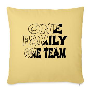 bday family present idea birthday present amusing - Sofa pillowcase 17,3'' x 17,3'' (45 x 45 cm) - washed yellow - Front