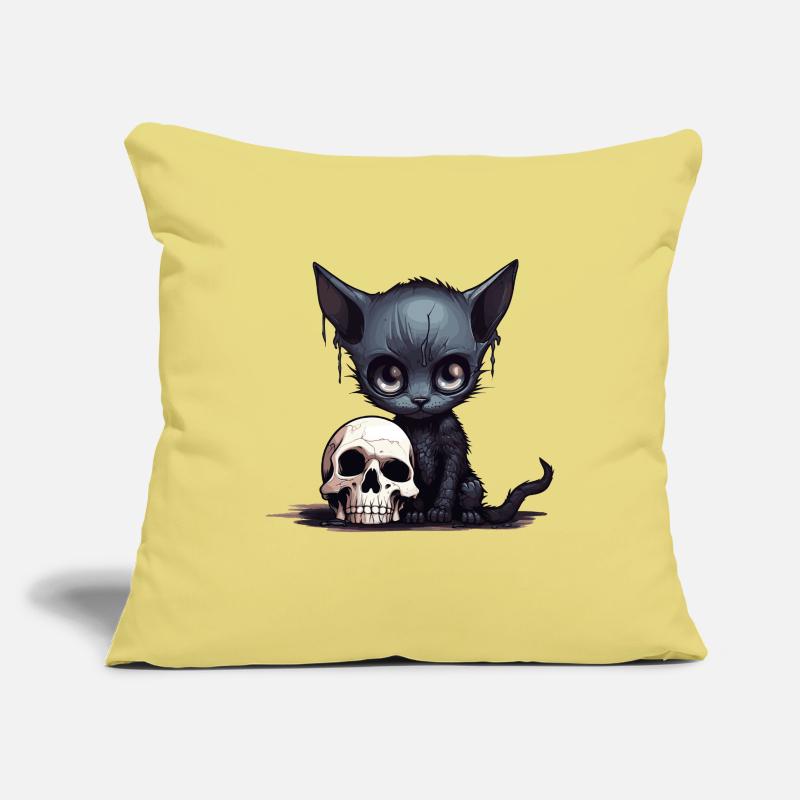 Chaton Emo mignon Housse de coussin décorative 45 x 45 cm
