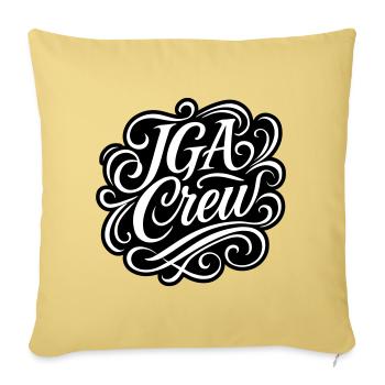 Bachelor Crew Bachelor Party - Sofa pillowcase 17,3'' x 17,3'' (45 x 45 cm) - washed yellow - Front