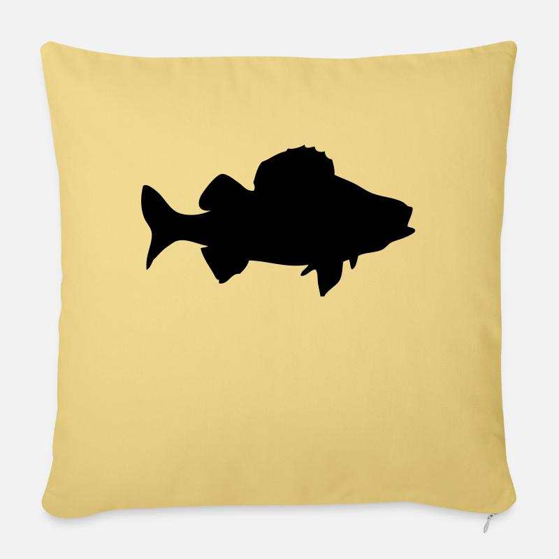 Perch - Sofa pillowcase 17,3'' x 17,3'' (45 x 45 cm) - washed yellow