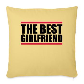 the best girlfriend - Sofakissenbezug 45 x 45 cm - Hellgelb - Vorne