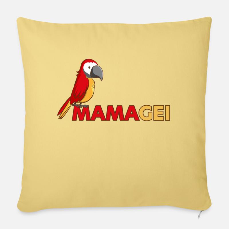 MAMAGEI - Sofakissenbezug 45 x 45 cm - Hellgelb