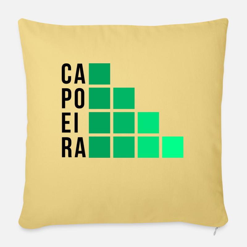 Capoeira SPACE - Sofakissenbezug 45 x 45 cm - Hellgelb