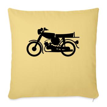 Simson ohne Fahrer - Sofakissenbezug 45 x 45 cm - Hellgelb - Vorne