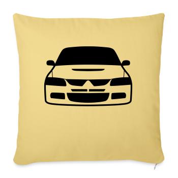 JDM Evo8 | T-shirts JDM - Housse de coussin décorative 45 x 45 cm - jaune délavé - Devant