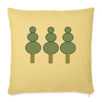 Save Our Trees - Sofakissenbezug 45 x 45 cm - Hellgelb - Vorne