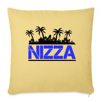 Nice - Sofa pillowcase 17,3'' x 17,3'' (45 x 45 cm) - washed yellow - Front