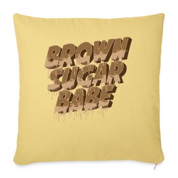 Juneteenth Black History Day Pride Gift - Sofa pillowcase 17,3'' x 17,3'' (45 x 45 cm) - washed yellow - Front