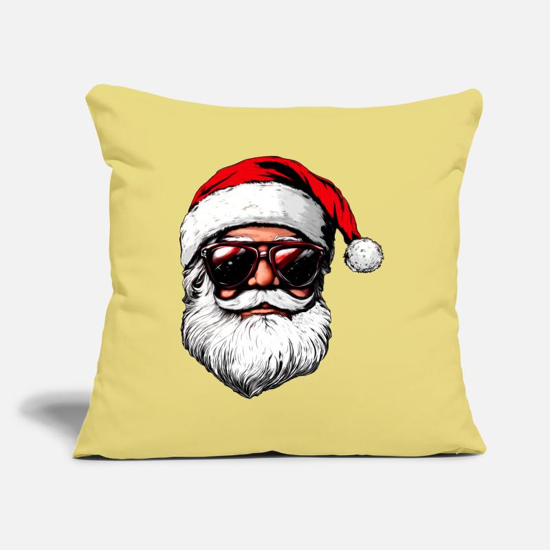 Cooler Weihnachtsmann Sofakissenbezug 45 x 45 cm