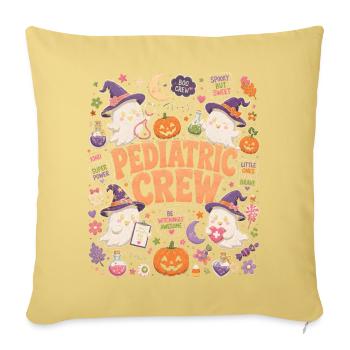Nurse Nurse Halloween - Sofa pillowcase 17,3'' x 17,3'' (45 x 45 cm) - washed yellow - Front