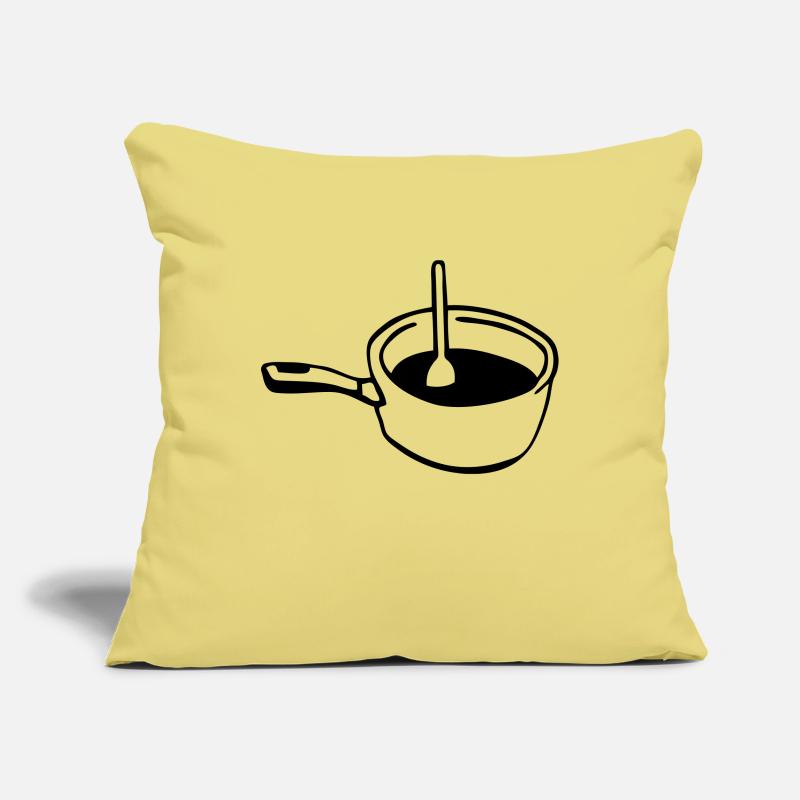 pan saucepan kitchen spoon chef Sofa pillowcase 17,3'' x 17,3'' (45 x 45 cm)
