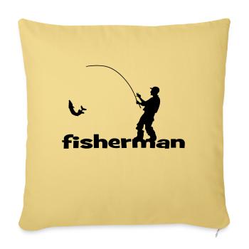 Fisherman - Sofakissenbezug 45 x 45 cm - Hellgelb - Vorne