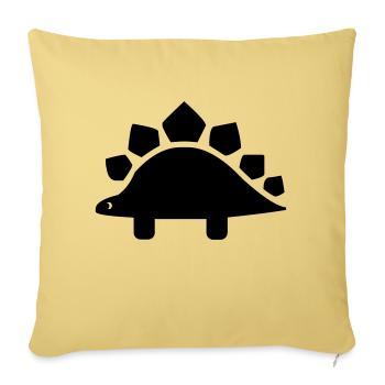 dino - Sofa pillowcase 17,3'' x 17,3'' (45 x 45 cm) - washed yellow - Front
