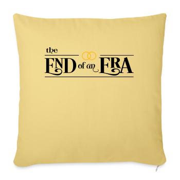 Baccalauréat - Housse de coussin décorative 45 x 45 cm - jaune délavé - Devant