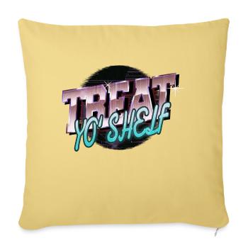 feminine book keeper gift geek better quotes - Sofa pillowcase 17,3'' x 17,3'' (45 x 45 cm) - washed yellow - Front