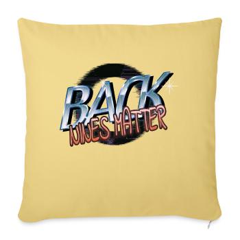 fillesgolfcadeau garçonscitation de golf blagues cutegolf - Housse de coussin décorative 45 x 45 cm - jaune délavé - Devant