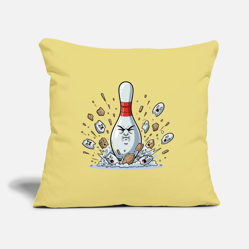Exploding Bowling Pin Cartoon Sofa pillowcase 17,3'' x 17,3'' (45 x 45 cm)