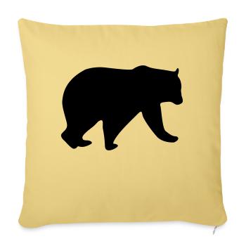 bear design - Sofakissenbezug 45 x 45 cm - Hellgelb - Vorne